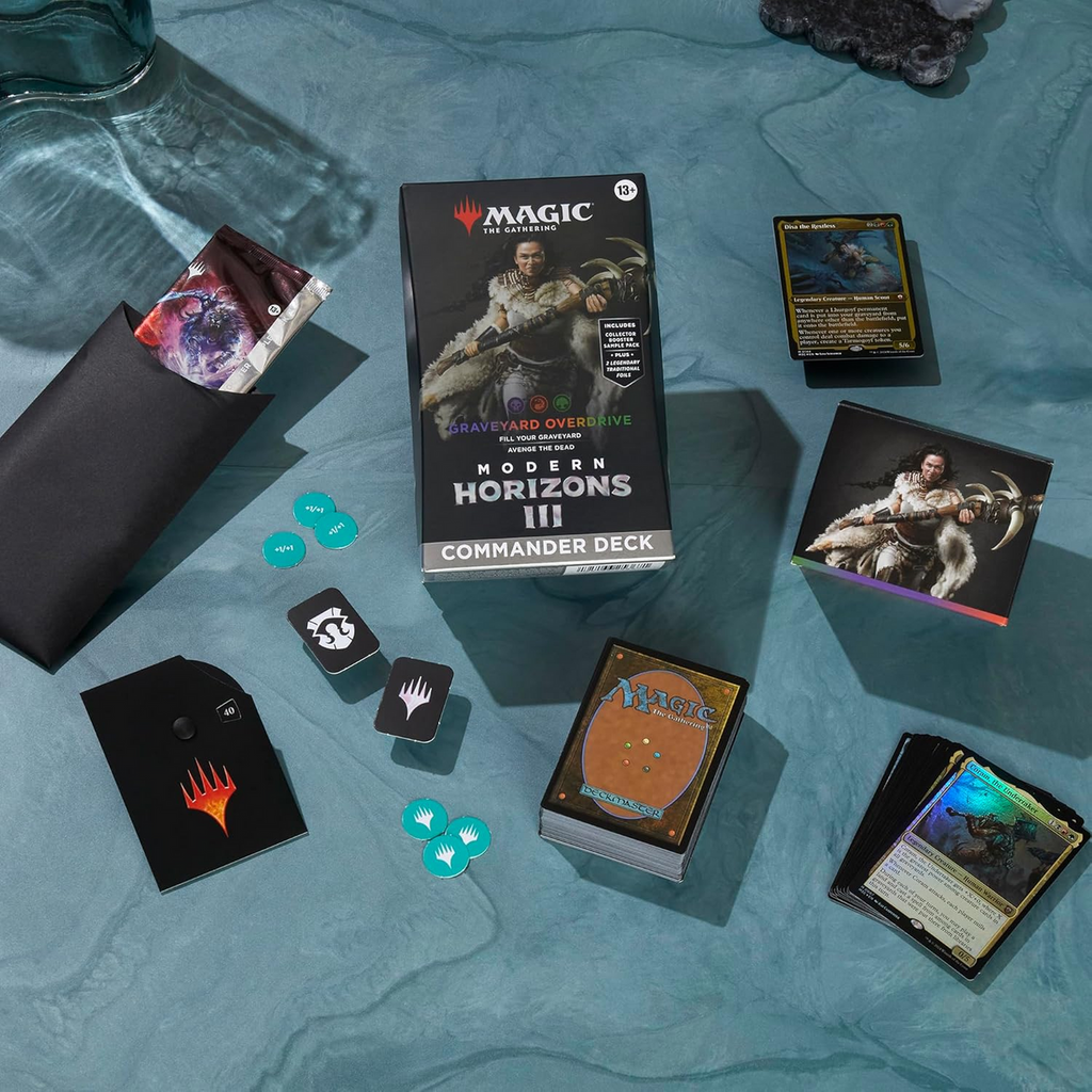 Magic The Gathering CCG Modern Horizons 3 Commander Deck Graveyard Overdrive Single Pack MTG-MHT-CD-GraveyardOverdrive