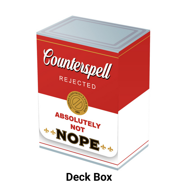 Legion Supplies Deck Box Countersoup Holds Up To 100 Sleeved Cards Measures 3" x 4" x 2.25" LGNBOX156