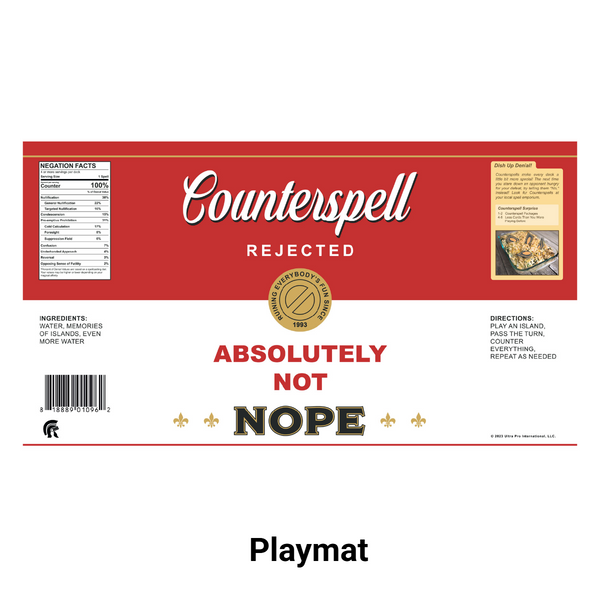 Legion Supplies Playmat Countersoup Rubber Backed Playmat With Black Stitched Edge 13.75" x 24" LGNPLM156