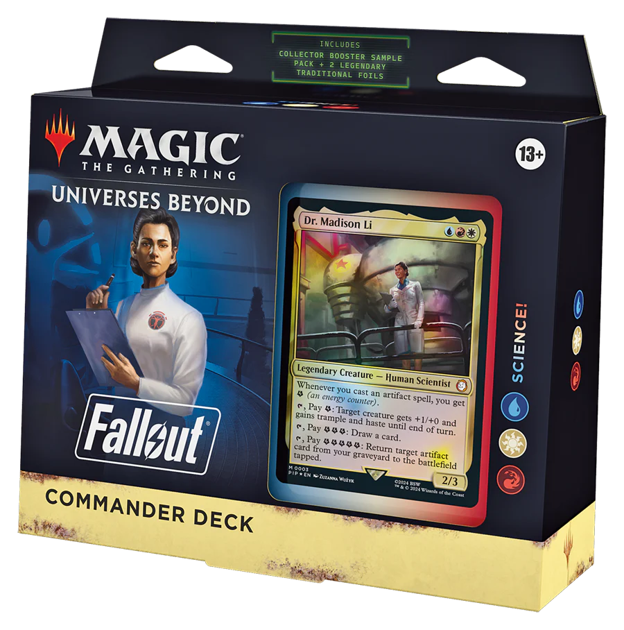 Magic the Gathering CCG Fallout Commander Deck Carton (4) MTG-FLT-DC