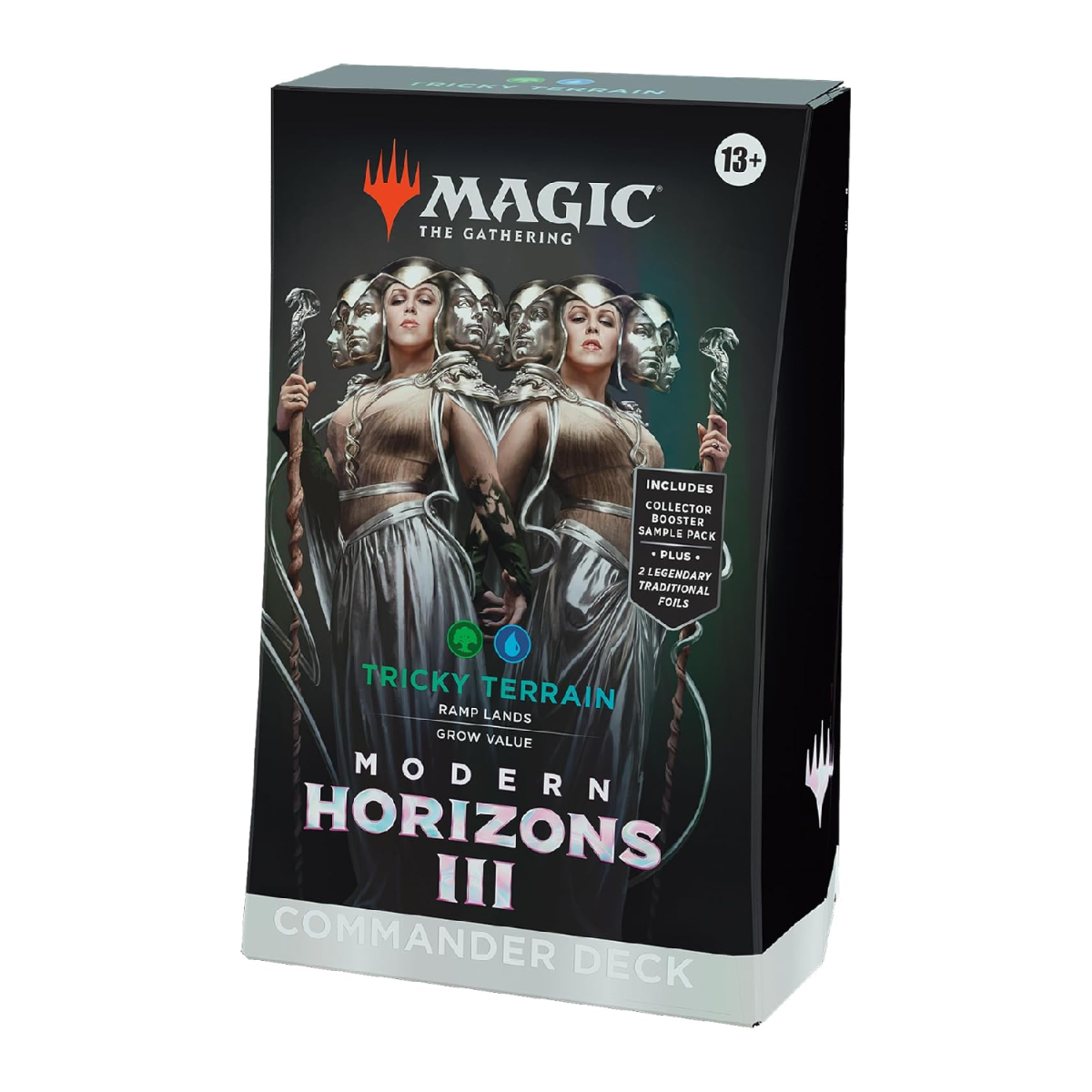 Magic The Gathering CCG Modern Horizons 3 Commander Deck Tricky Terrain MTG-MHT-CD-TrickyTerrain
