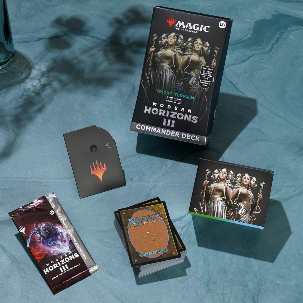Magic The Gathering CCG Modern Horizons 3 Commander Deck Tricky Terrain MTG-MHT-CD-TrickyTerrain