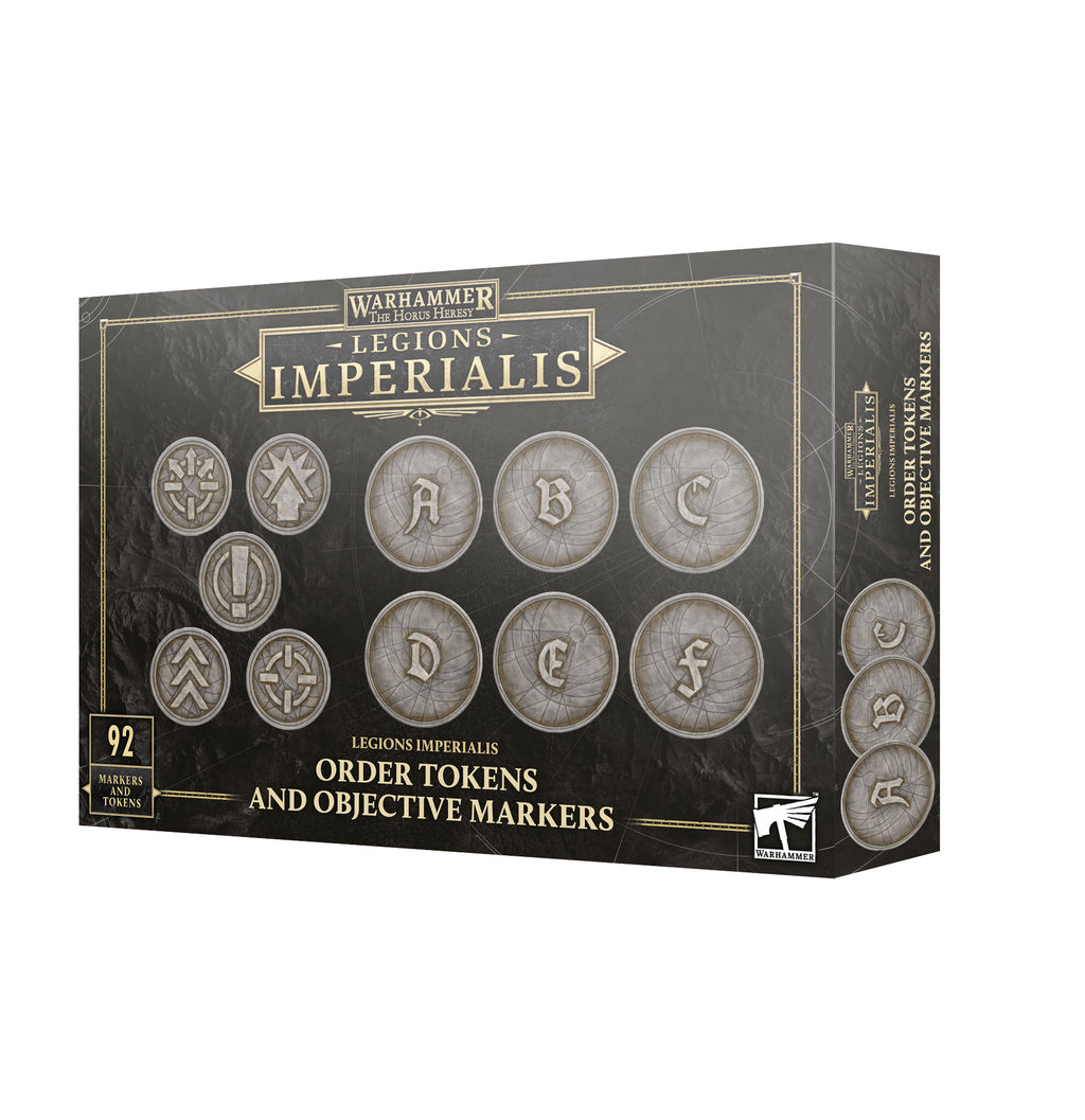 Games Workshop Horus Heresy Legions Imperialis Order Tokens And Objectives Markers Plastic Box 03-85