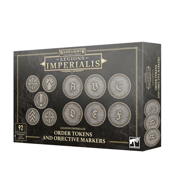 Games Workshop Horus Heresy Legions Imperialis Order Tokens And Objectives Markers Plastic Box 03-85
