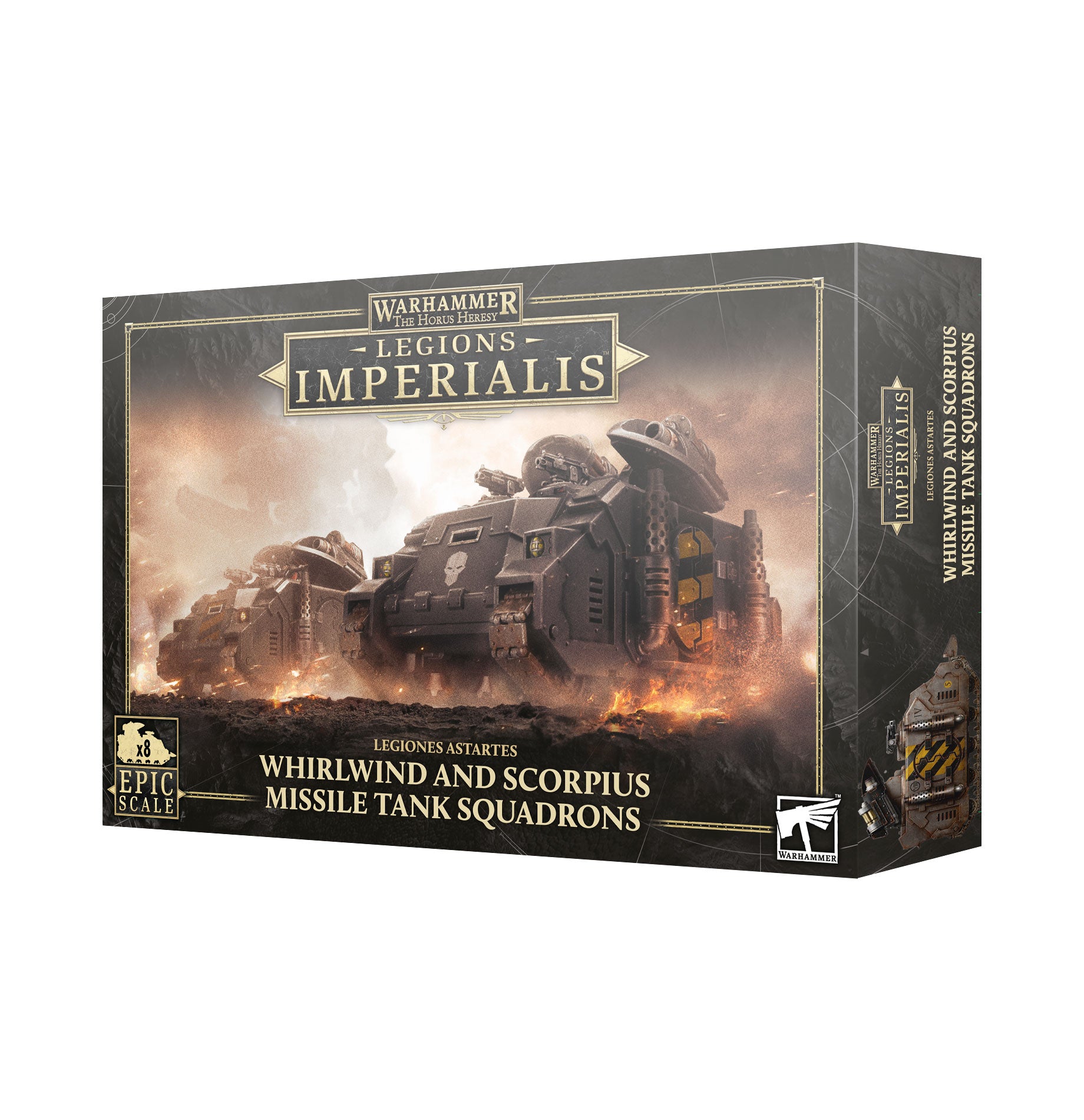 Games Workshop Horus Heresy Legions Imperialis Whirlwind/Skorpius Missile Tank Squadron Plastic Box 03-94