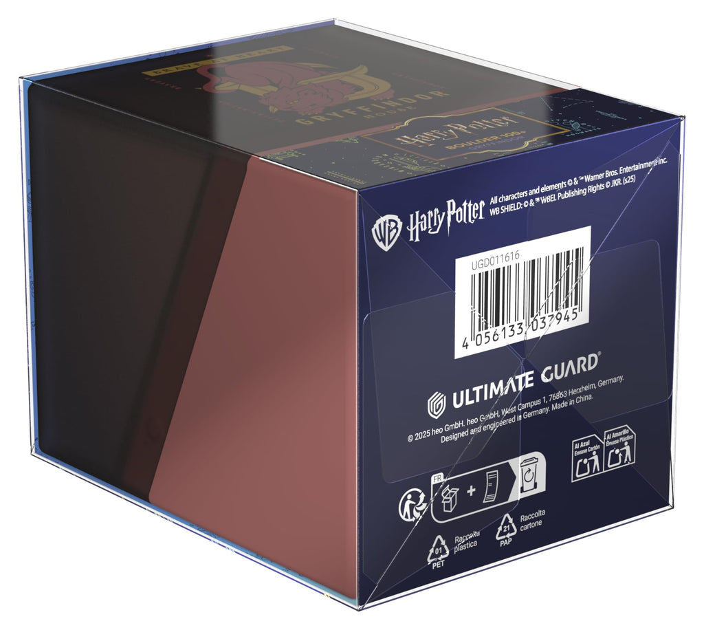 Ultimate Guard Boulder 100+ Harry Potter 4 Houses Gryffindor Deck Box  UGD011616