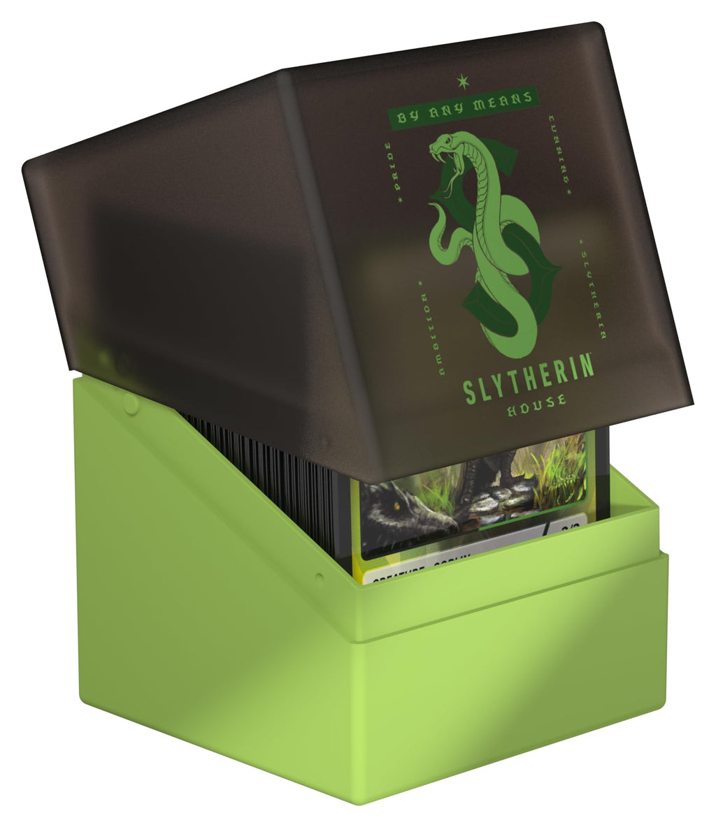 Ultimate Guard Boulder 100+ Harry Potter 4 Houses Slytherin Deck Box  UGD011617