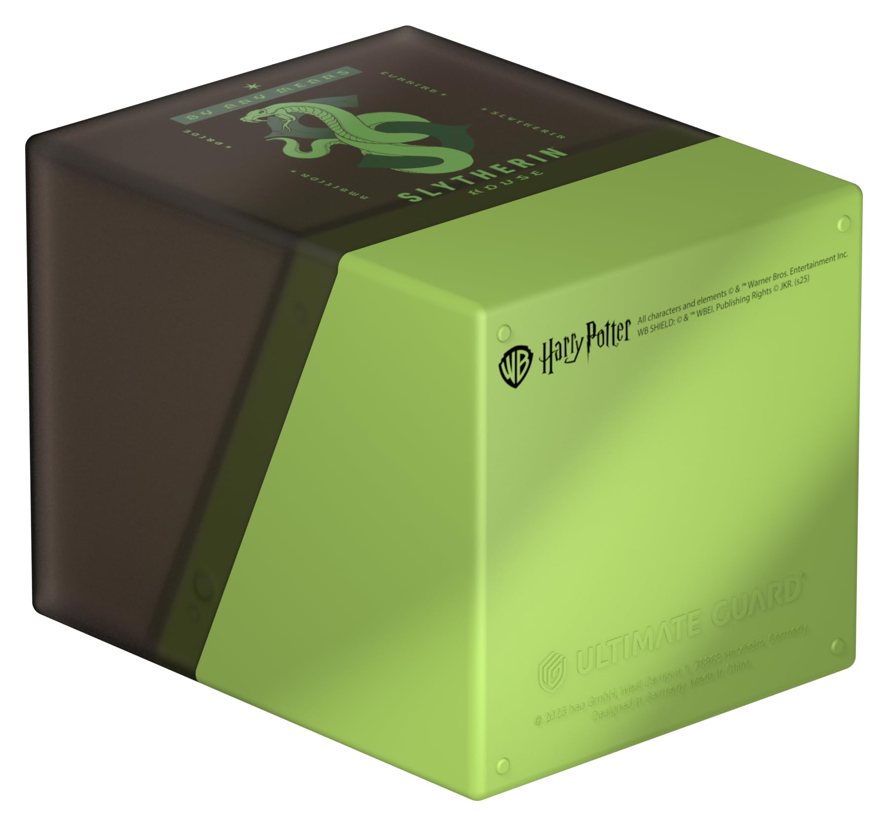 Ultimate Guard Boulder 100+ Harry Potter 4 Houses Slytherin Deck Box  UGD011617
