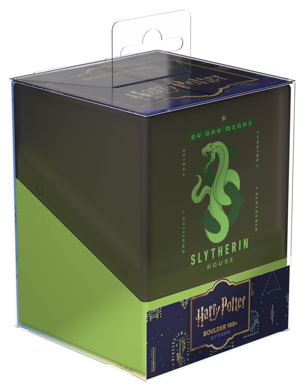 Ultimate Guard Boulder 100+ Harry Potter 4 Houses Slytherin Deck Box  UGD011617