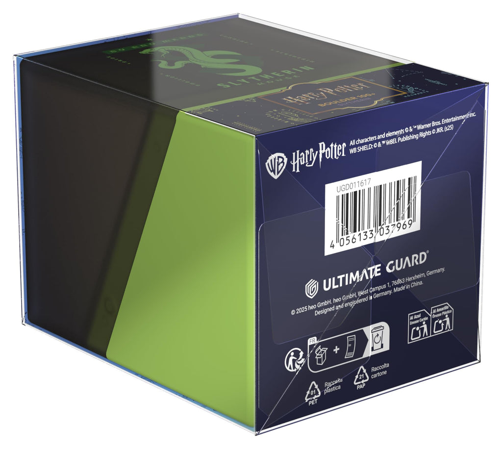 Ultimate Guard Boulder 100+ Harry Potter 4 Houses Slytherin Deck Box  UGD011617