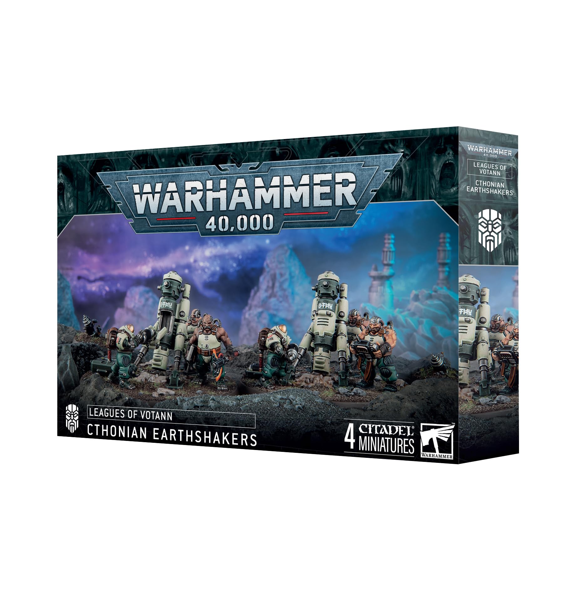Games Workshop Warhammer 40K Leagues of Votann Cthonian Earthshakers Plastic Box 69-24