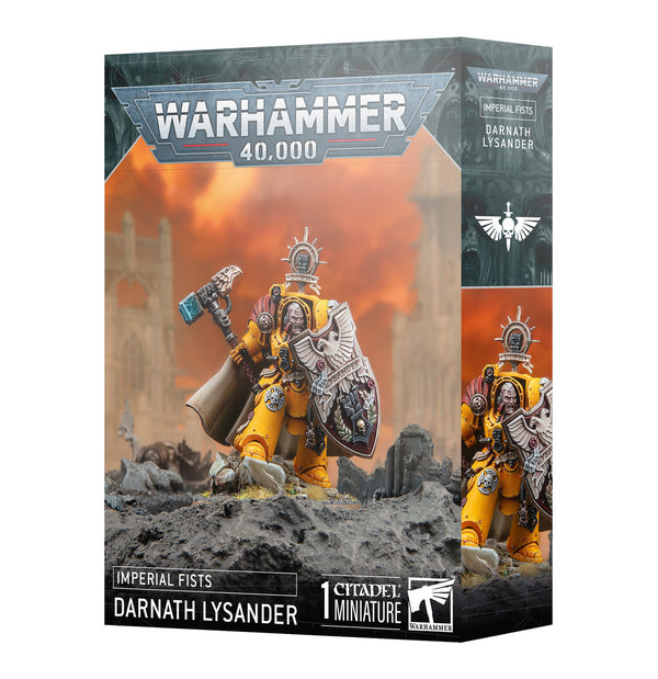 Games Workshop Warhammer 40K Imperial Fists Darnath Lysander Plastic Box 55-61