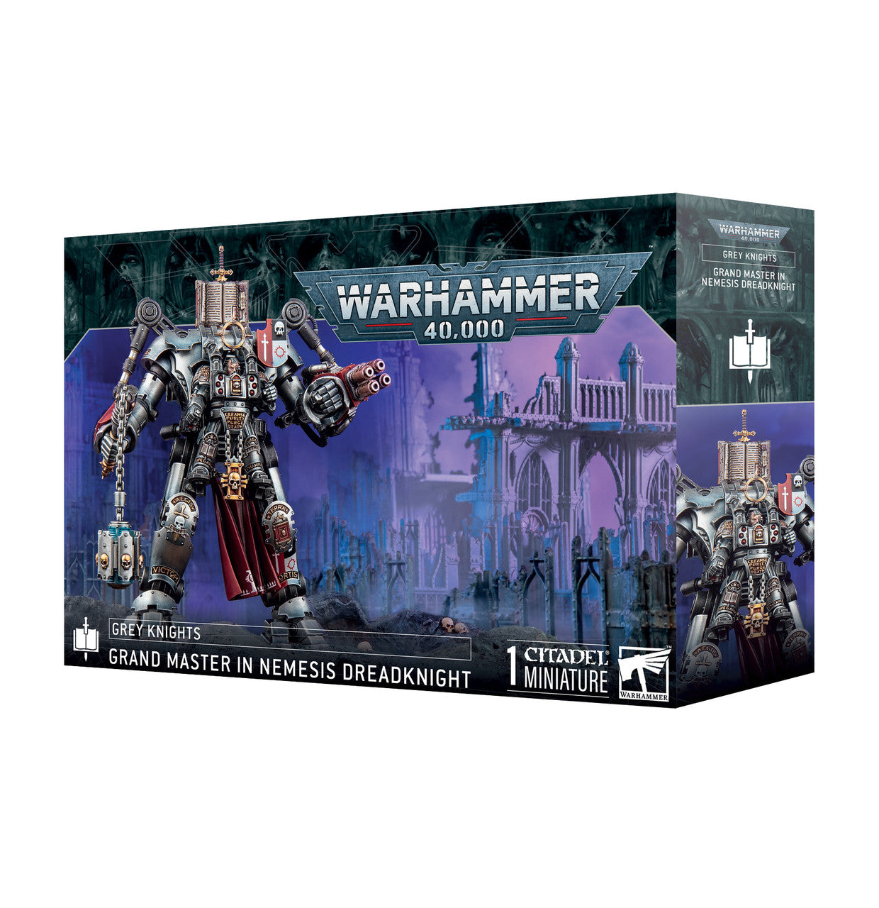 Games Workshop Warhammer 40K Grey Knights Grandmaster In Nemesis Dreadknight Plastic Box 57-05