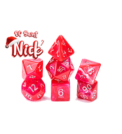 Gate Keeper Games and Dice Aether Dice Ol Saint Nick Christmas 7 die Sets Role Playing Games GKGAE117