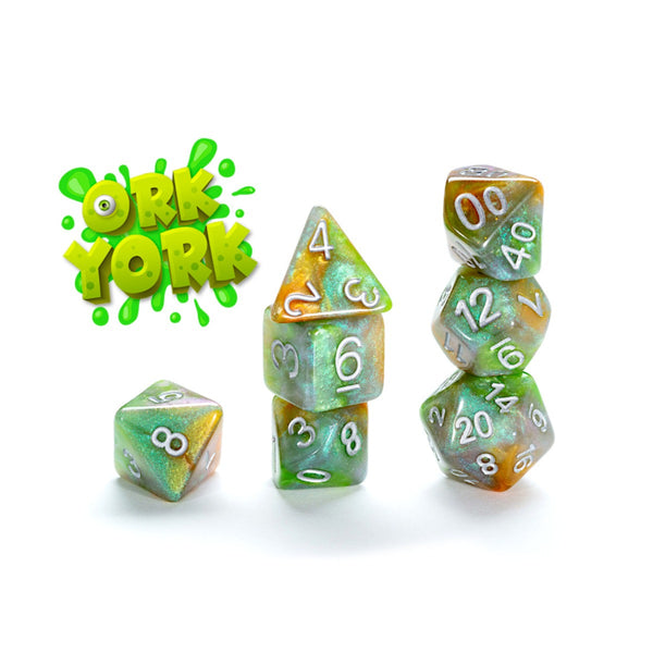 Gate Keeper Games and Dice Aether Dice Ork York 7 die Sets Role Playing Games GKGAE248