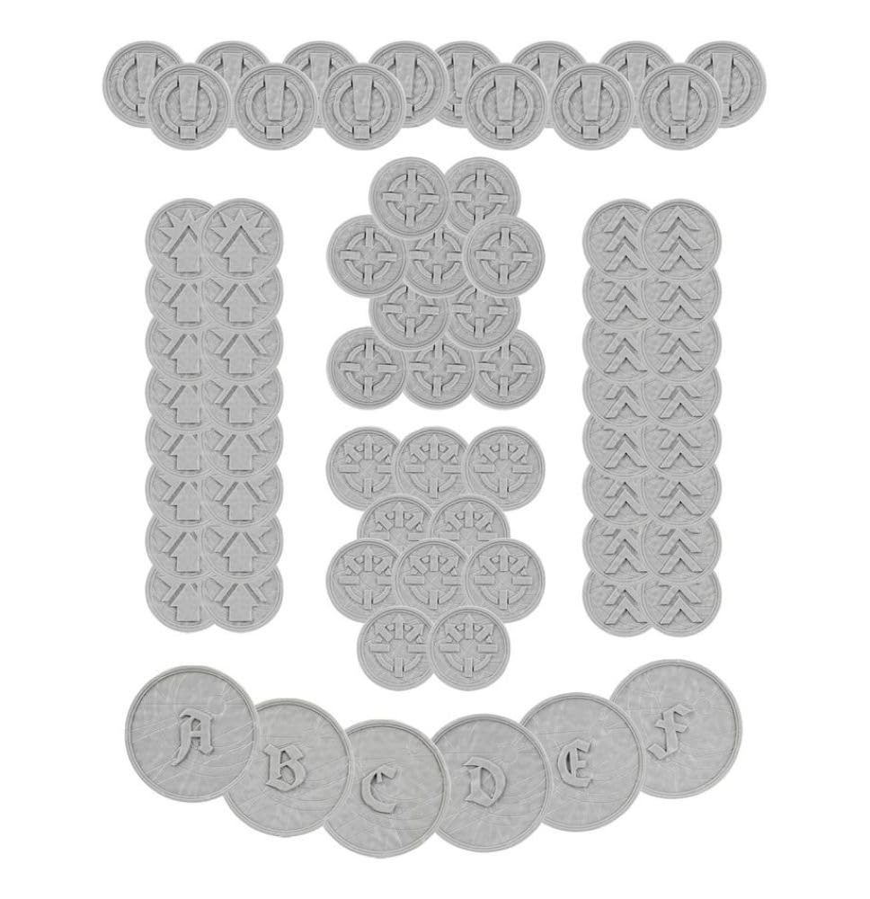 Games Workshop Horus Heresy Legions Imperialis Order Tokens And Objectives Markers Plastic Box 03-85