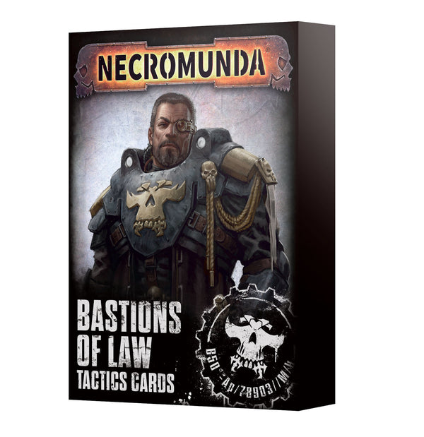 Games Workshop Warhammer 40K Necromunda Bastions Of Law Tactics Cards 301-49