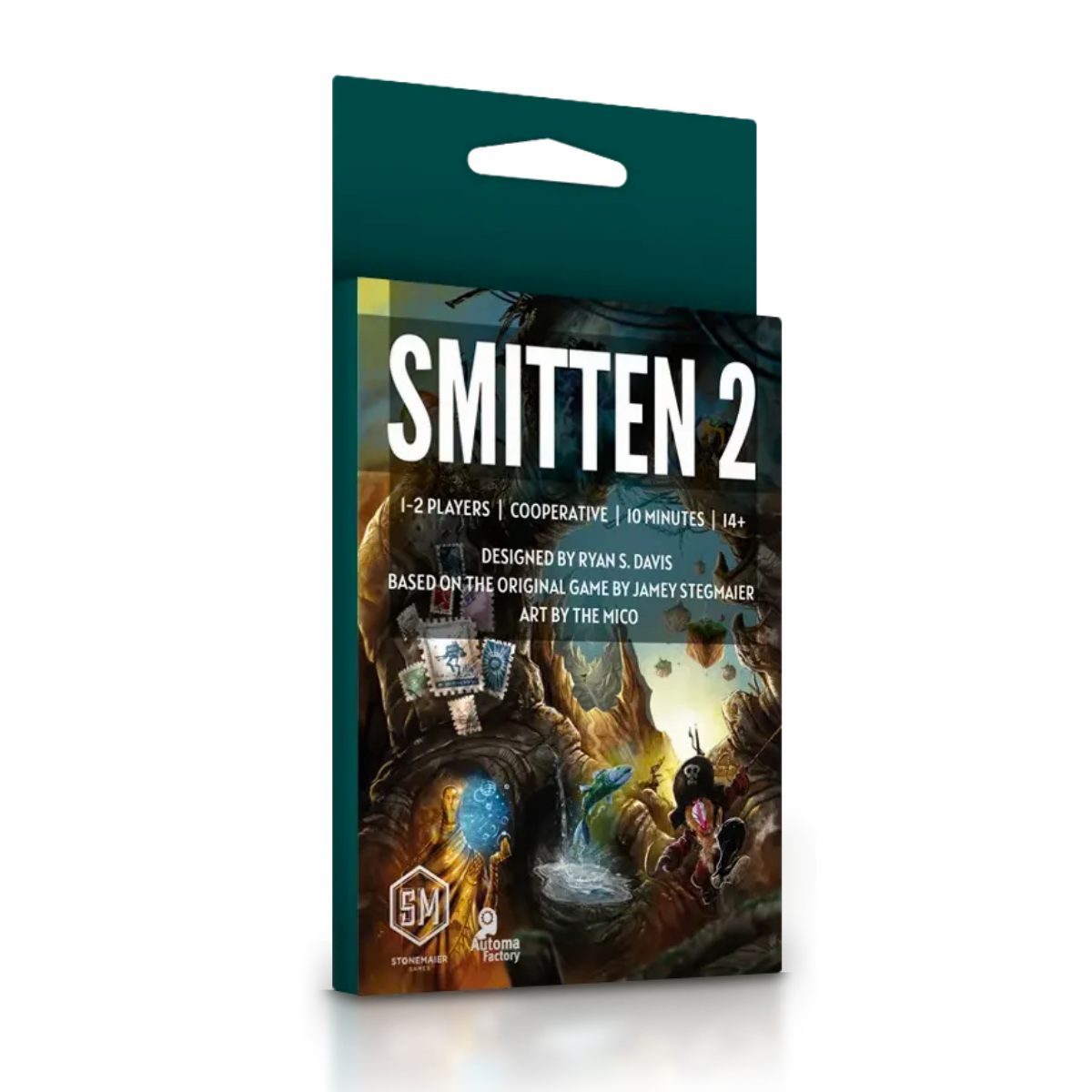 Stonemaier Smitten 2 Cooperative Micro-Game Solo and 2 Player Puzzle Card Game STM651