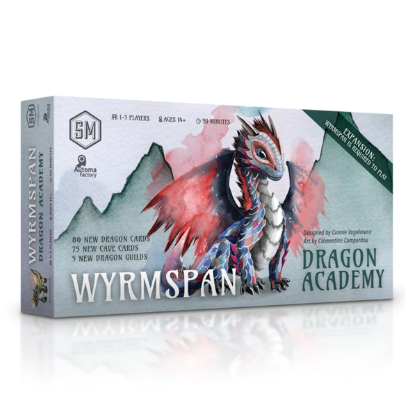Stonemaier Wyrmspan Dragon Academy Expansion New Dragons, Caves & Guilds for Wyrmspan Board Game STM854