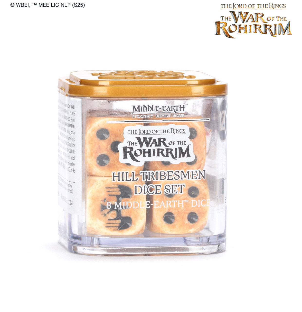 Games Workshop Lord Of The Rings Middle Earth Strategy Battle Game Hill Tribesmen Dice Set 30-93