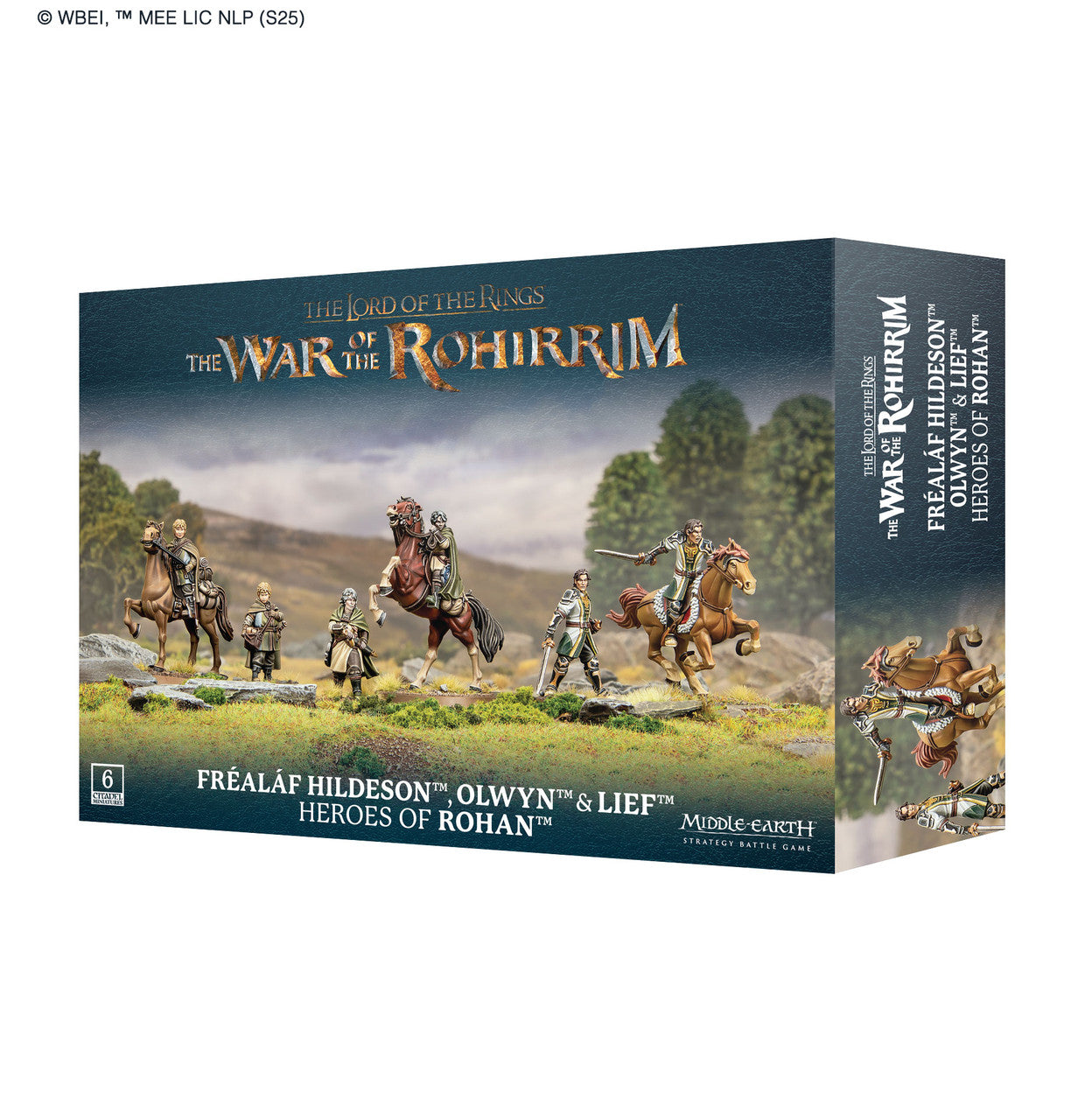 Games Workshop Lord Of The Rings Middle Earth Strategy Battle Game Frealeaf Hildeson and Olwyn and Lief Plastic Box 30-99
