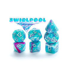 Gate Keeper Games and Dice Aether Dice Swirlpool 7 die Sets Role Playing Games GKGAE317