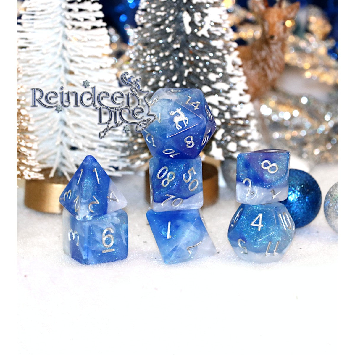 Gate Keeper Games and Dice Aether Dice Chanukah Hannukah 7 die Sets Role Playing Games GKGAE337