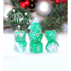 Gate Keeper Games and Dice Aether Dice Deck the Halls Christmas 7 die Sets Role Playing Games GKGAEH27
