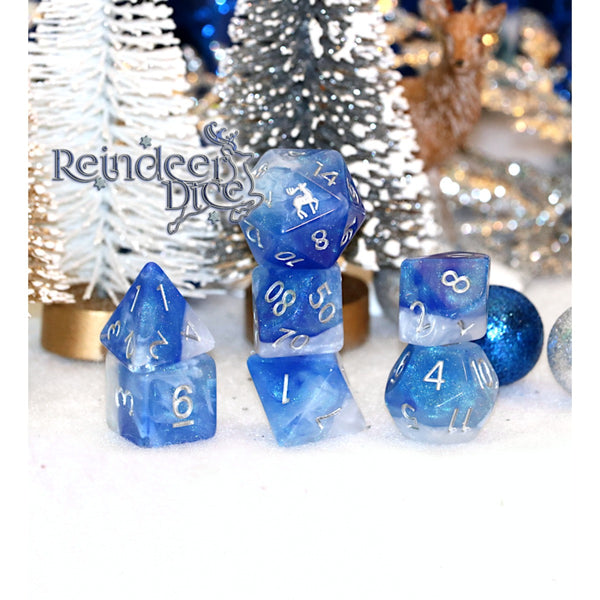 Gate Keeper Games and Dice Aether Dice Reindeer Dice Christmas 7 die Sets Role Playing Games GKGAEH37