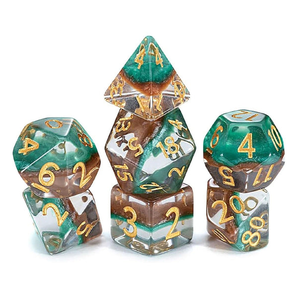 Gate Keeper Games and Dice Eclipse Dice Treant Dice 7 die Sets Role Playing Games GKGE0260