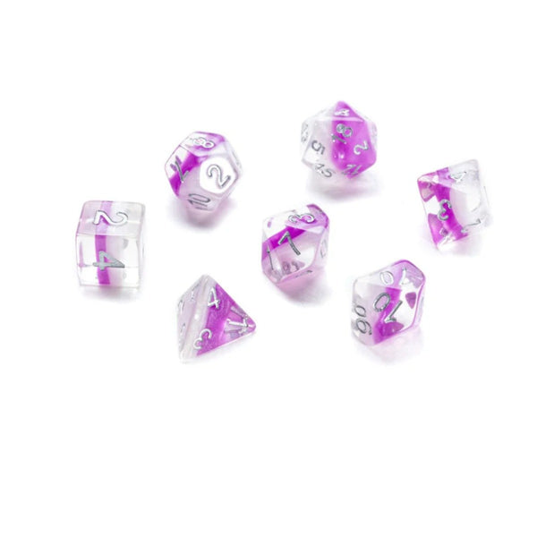 Gate Keeper Games and Dice Eclipse Dice Amethyst 7 die Sets Role Playing Games GKGE0750