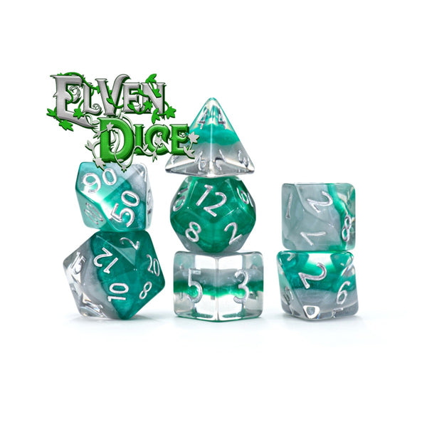 Gate Keeper Games and Dice Eclipse Dice Elven Dice 7 die Sets Role Playing Games GKGE0920
