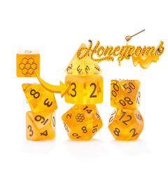 Gate Keeper Games and Dice Flowstone Dice Honeycomb 7 die Sets Role Playing Games GKGFS44