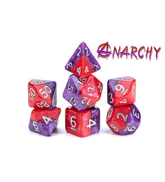 Gate Keeper Games and Dice Halfsies Dice Anarchy 7 die Sets Role Playing Games GKGH15