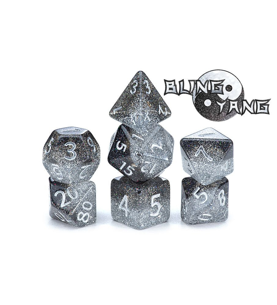 Gate Keeper Games and Dice Halfsies Dice Bling Yang 7 die Sets Role Playing Games GKGHG98