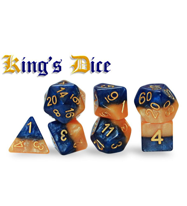 Gate Keeper Games and Dice Halfsies Dice Kings Dice 7 die Sets Role Playing Games GKGH30