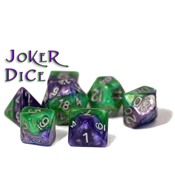 Gate Keeper Games and Dice Halfsies Dice Joker Dice 7 die Sets Role Playing Games GKGH552