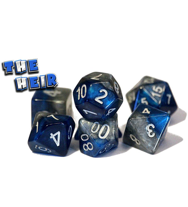 Gate Keeper Games and Dice Halfsies Dice The Heir 7 die Sets Role Playing Games GKGH239