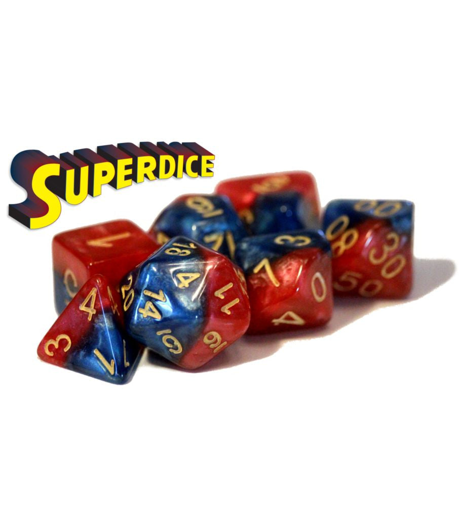 Gate Keeper Games and Dice Halfsies Dice Superdice 7 die Sets Role Playing Games GKGH513