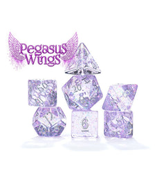 Gate Keeper Games and Dice Holographic Dice Pegasus Wings 7 die Sets Role Playing Games GKGHL555