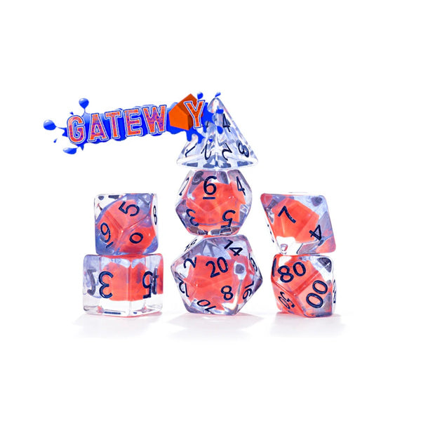 Gate Keeper Games and Dice Inclusion Dice Gateway 7 die Sets Role Playing Games GKGID03