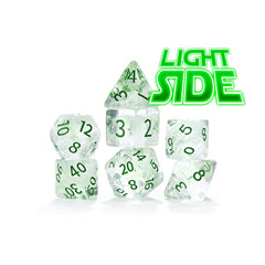 Gate Keeper Games and Dice Inclusion Dice Light Side 7 die Sets Role Playing Games GKGID27