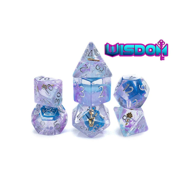 Gate Keeper Games and Dice Inclusion Dice Wisdom 7 die Sets Role Playing Games GKGID053