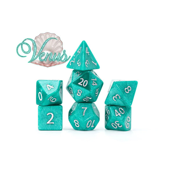 Gate Keeper Games and Dice Mercurial Dice Venus 7 die Sets Role Playing Games GKGMD2