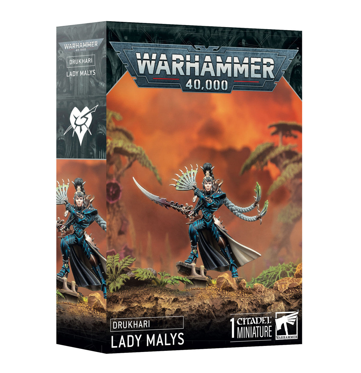 Games Workshop Warhammer 40K Drukhari Lady Malys Plastic Box 45-45