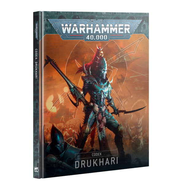 Games Workshop Warhammer 40K Drukhari Codex Hardbound English Book Gw-2025-45-01