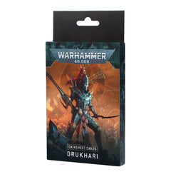 Games Workshop Warhammer 40K Drukhari Datasheet English Cards Gw-2025-45-02