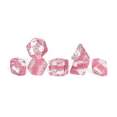 Gate Keeper Games and Dice Neutron Dice Rose Quartz 7 die Sets Role Playing Games GKGN0102