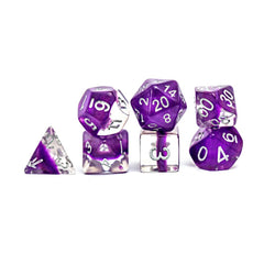Gate Keeper Games and Dice Neutron Dice Violet 7 die Sets Role Playing Games GKGN050