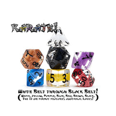 Gate Keeper Games and Dice Neutron Dice Karate 7 die Sets Role Playing Games GKGN0K0